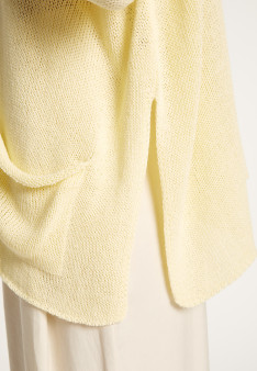 Pull ample col V - Nima 6462 mimosa - 08 jaune