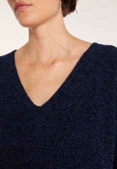 Pull en coton col V - Mariette 6440