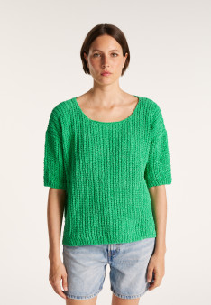 Pull en coton col V - Mariette