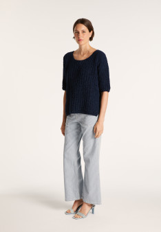 Pull en coton col V - Mariette