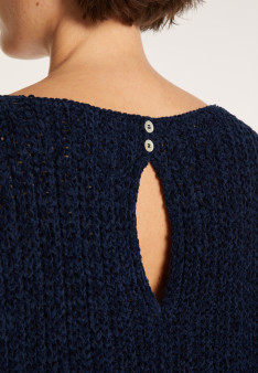 Pull en coton col V - Mariette