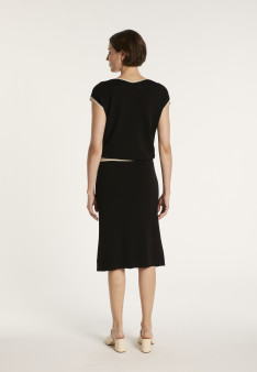 Longue robe cintrée - Meili 6526 Noir - 01 noir