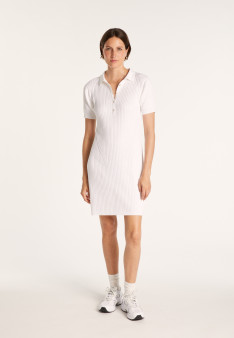 Robe col polo en coton - Jacee