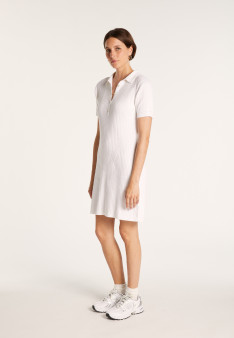 Robe col polo en coton - Jacee