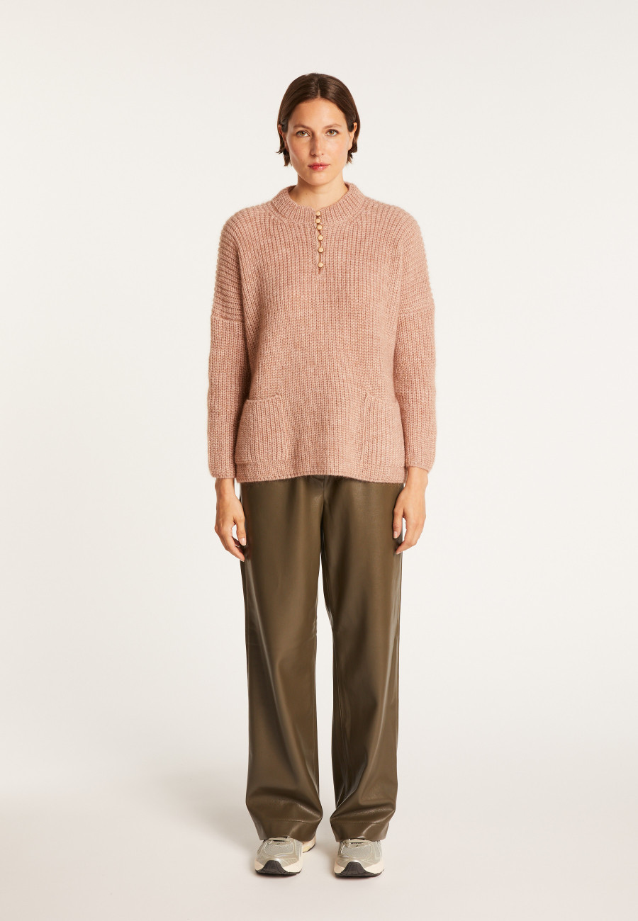 Sweat en mohair Gandi 6369 Grege - 24 Rose clair