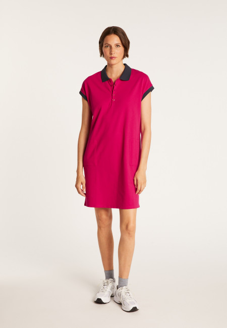 Short-sleeved cotton dress - Angy