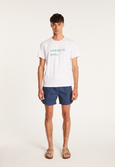 T-shirt homme Maison Montagut x Cuisse de Grenouille - 02 blanc