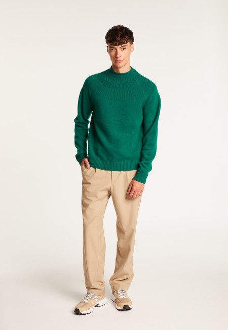 Cashmere sweater collar with mesh set - Arman