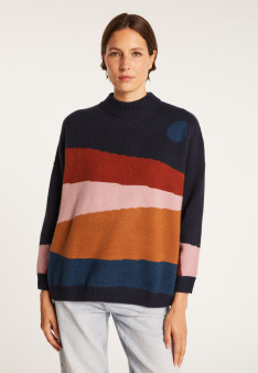 Pull en cachemire multicolore - Saturne 6700 multicolore