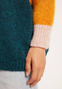 Pull ample en mohair - Sakine 6707 crique/buvard/cannelle - 86 Multicolore