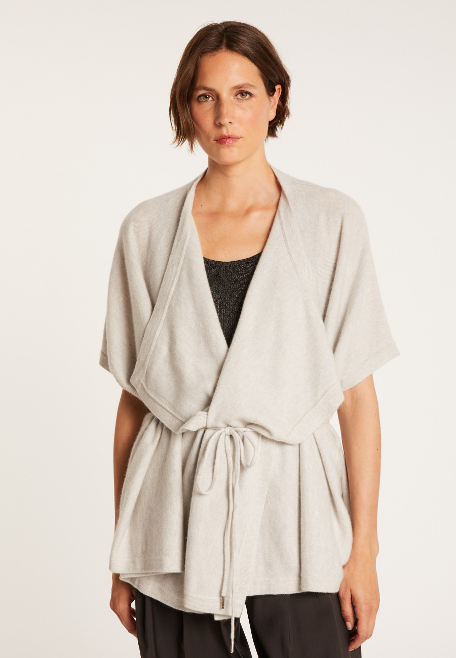 Sleeveless kimono cardigan – Harriet