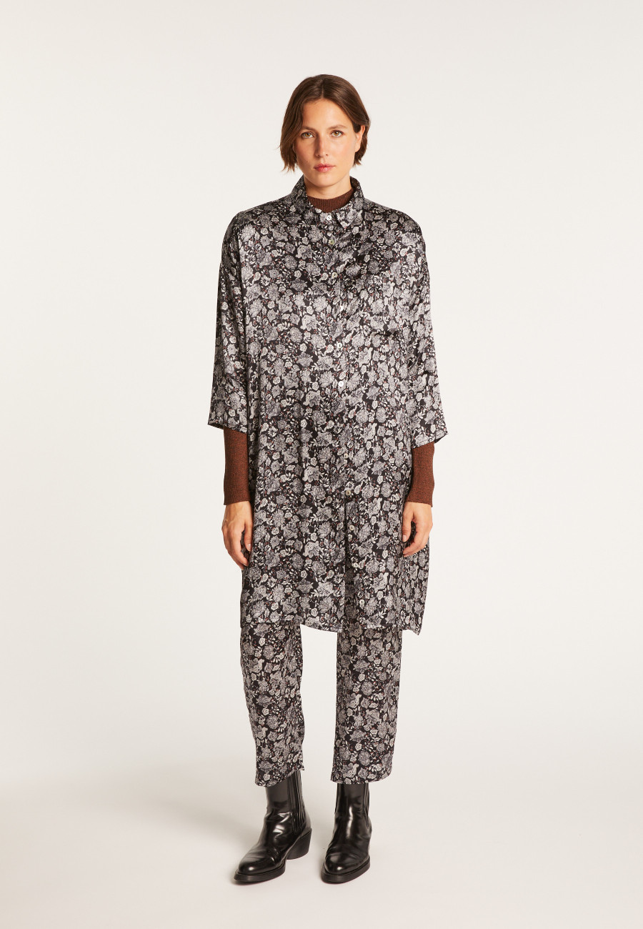Robe chemise en soie Maison Montagut x Maison Martin Morel - Gaspar