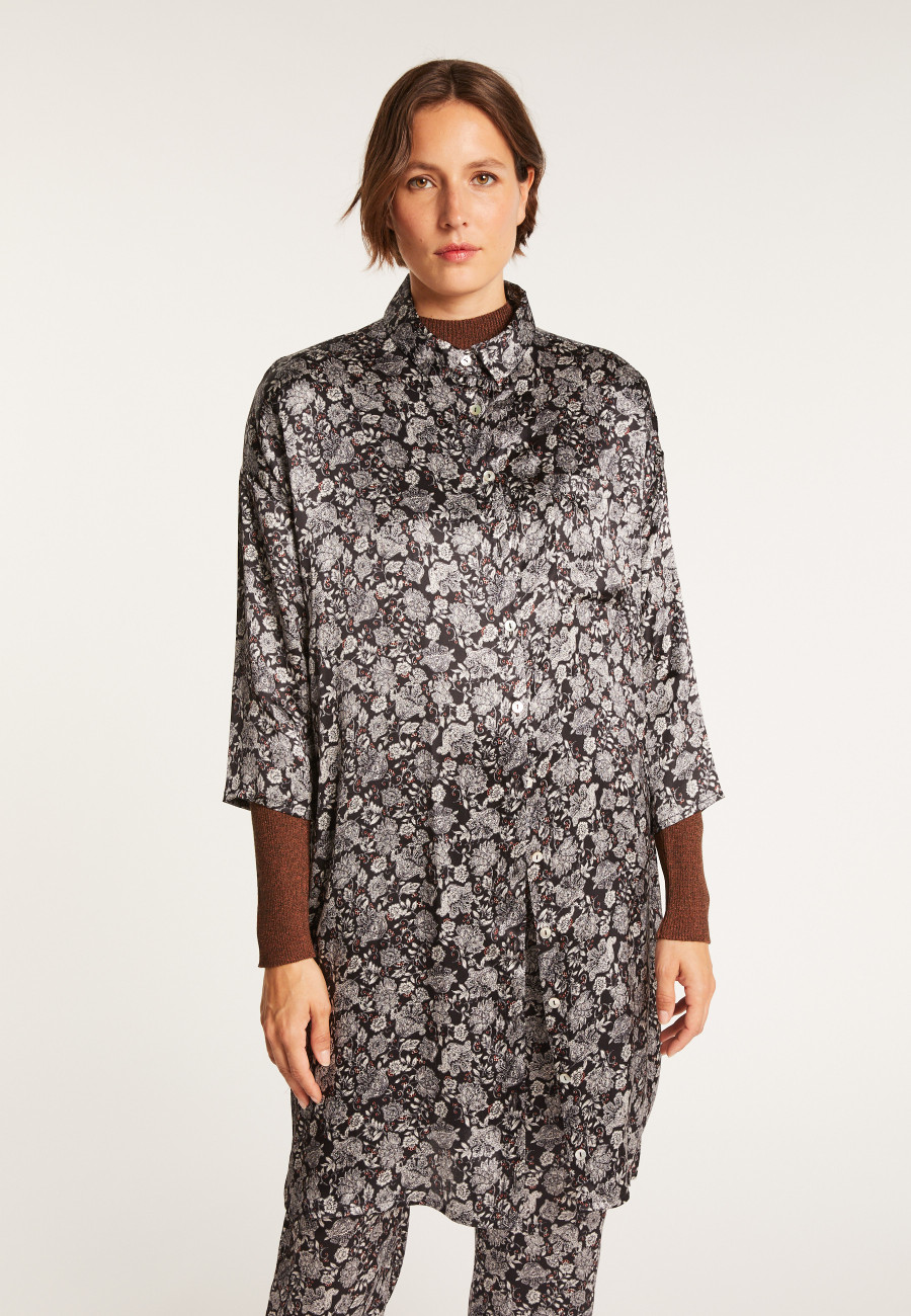 Robe chemise en soie Maison Montagut x Maison Martin Morel - Gaspar