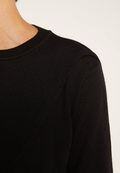 Double-breasted wool sweater Fredi