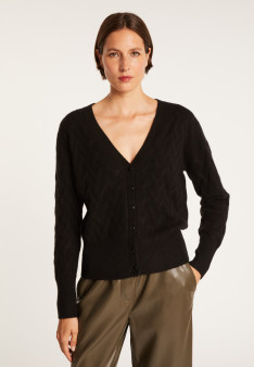 100% cashmere cardigan FIONA