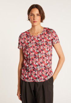 Top en viscose floral - Nantes - 7399 fleuri - 86 Multicolore