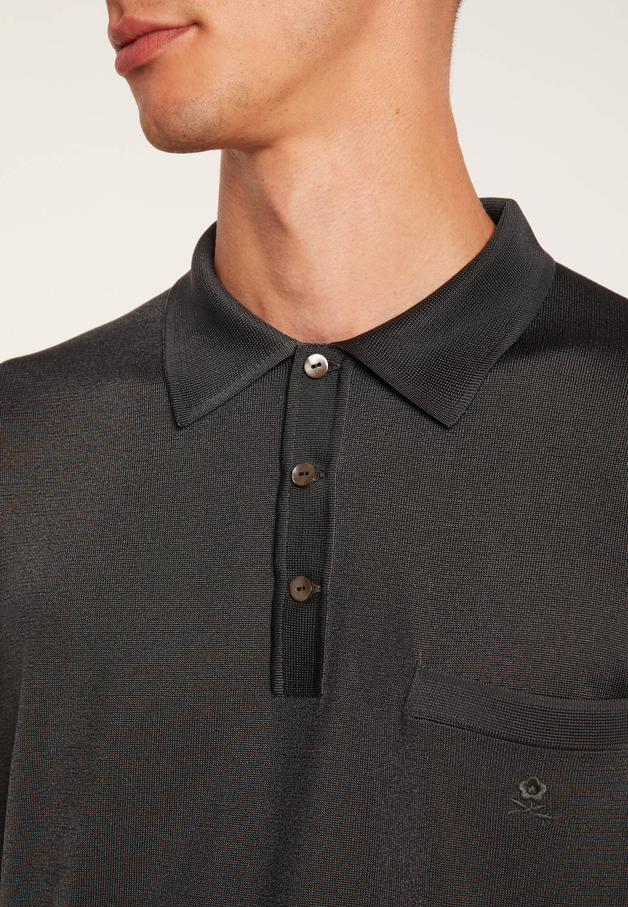 Polo shirt made of Fil lumière Vadim