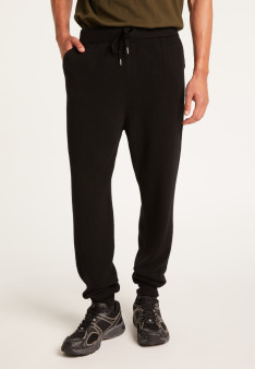 Pantalon en 100% cachemire - Omer 6610 noir - 01 noir