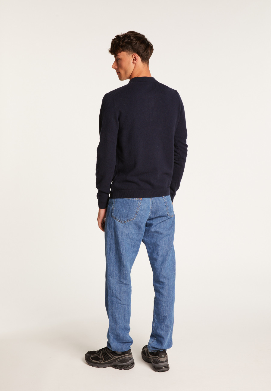 Pull col polo en cachemire - Emerson