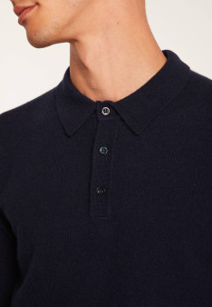 Pull col polo en cachemire - Billy