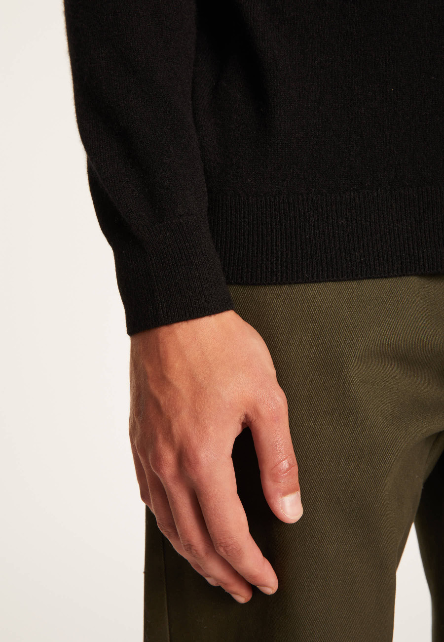 Pull col polo en cachemire - Emerson