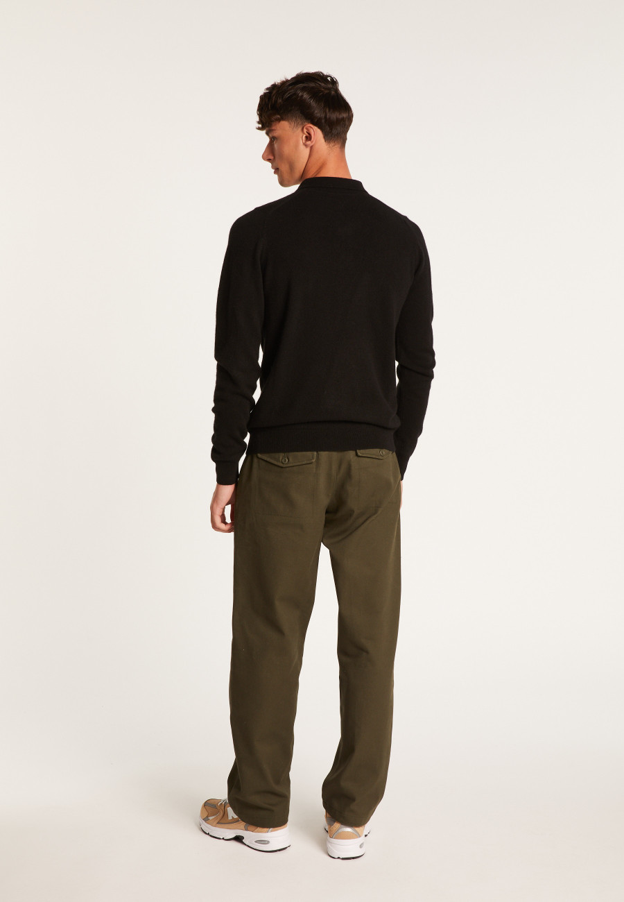 Cashmere polo neck sweater - Emerson