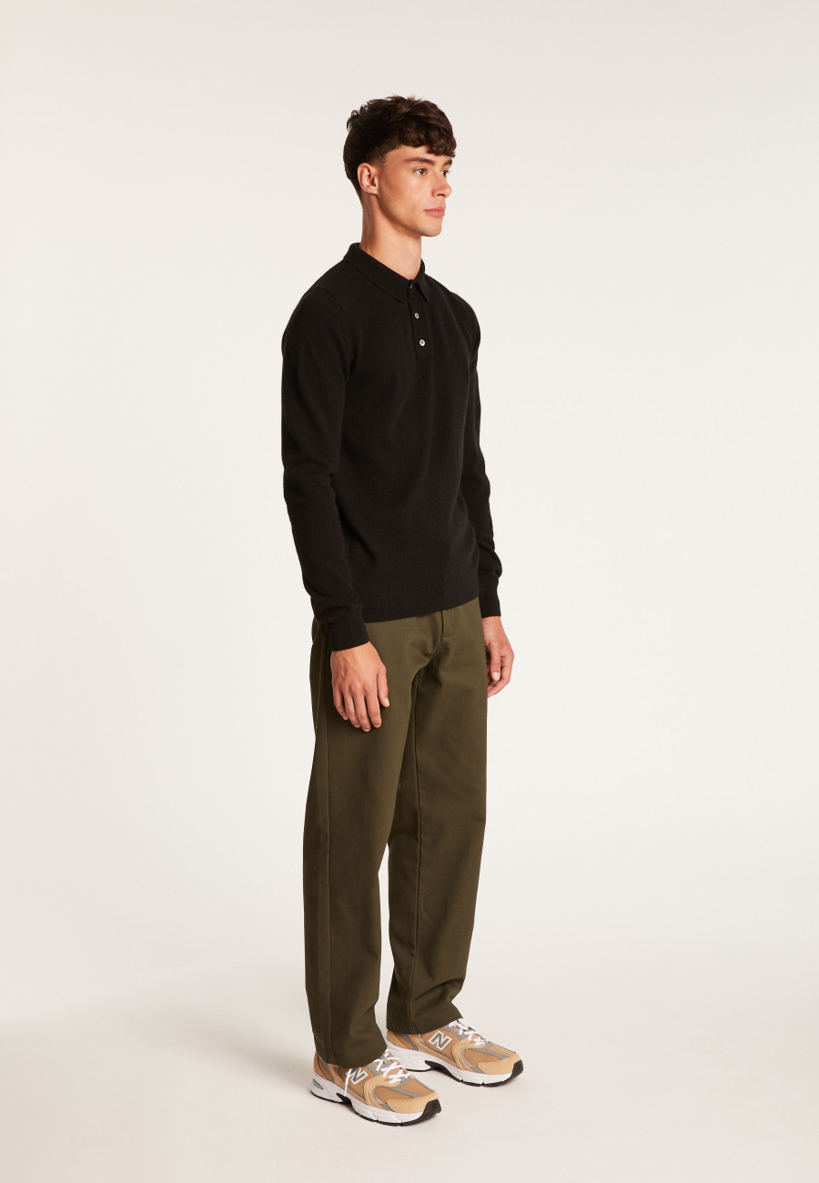 Pull col polo en cachemire - Emerson