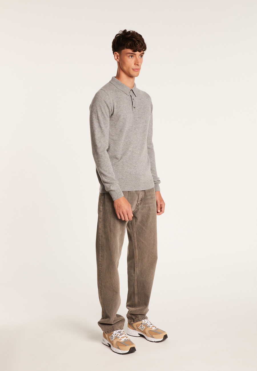 Pull col polo en cachemire - Emerson