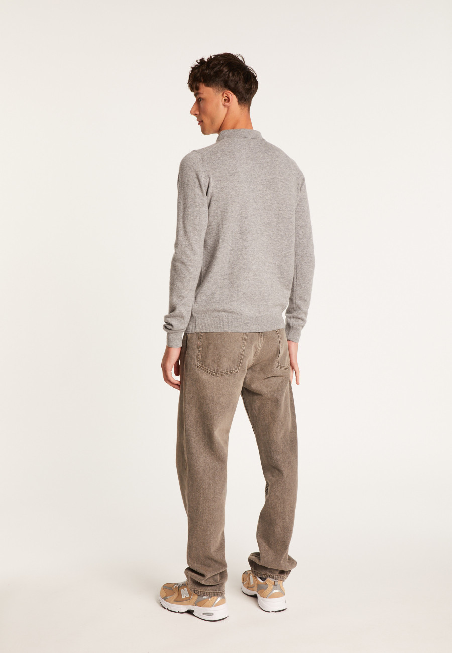 Pull col polo en cachemire - Emerson