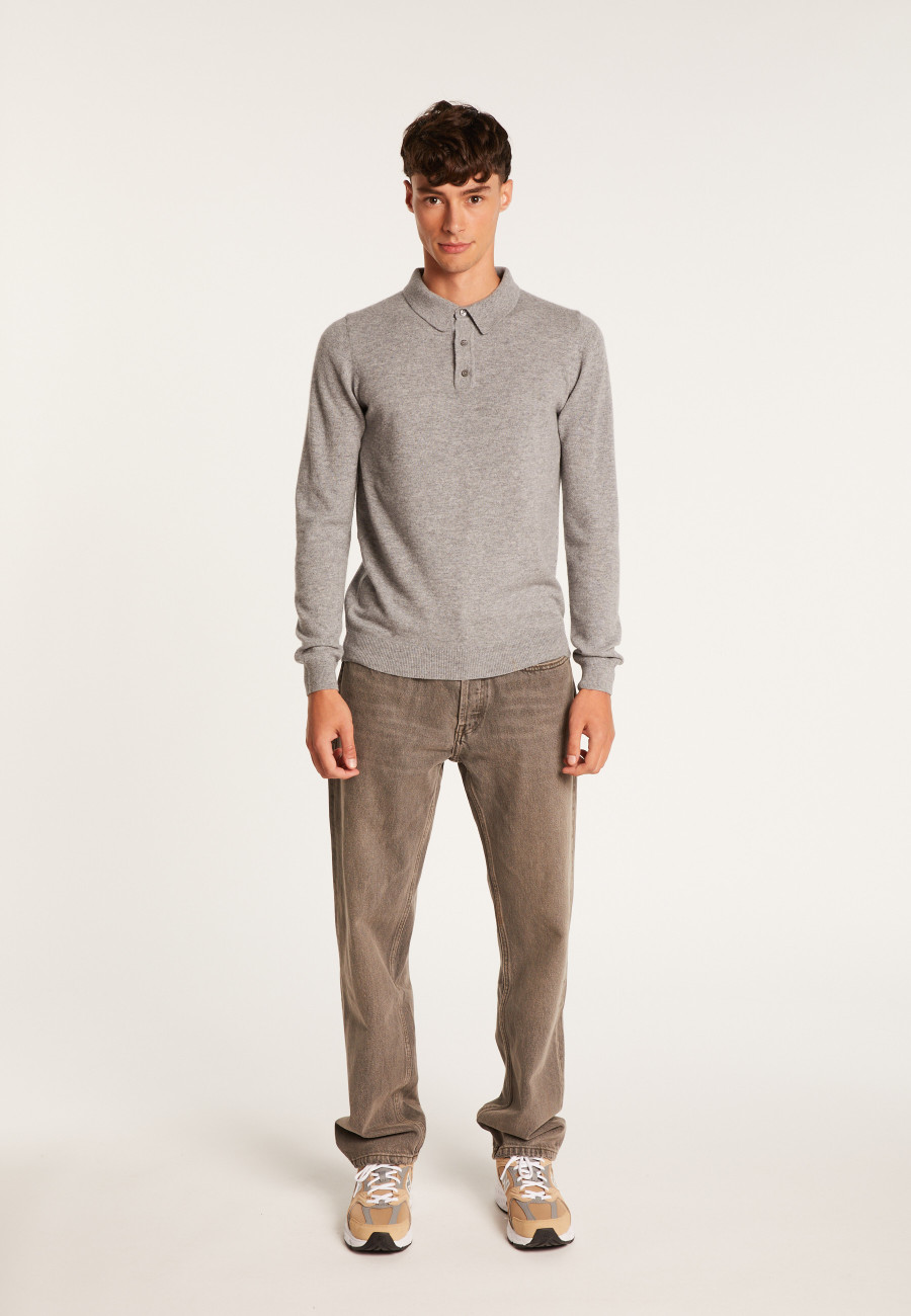 Pull col polo en cachemire - Emerson