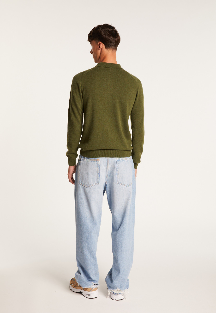 Pull col polo en cachemire - Emerson