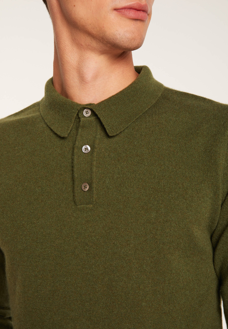 Pull col polo en cachemire - Emerson