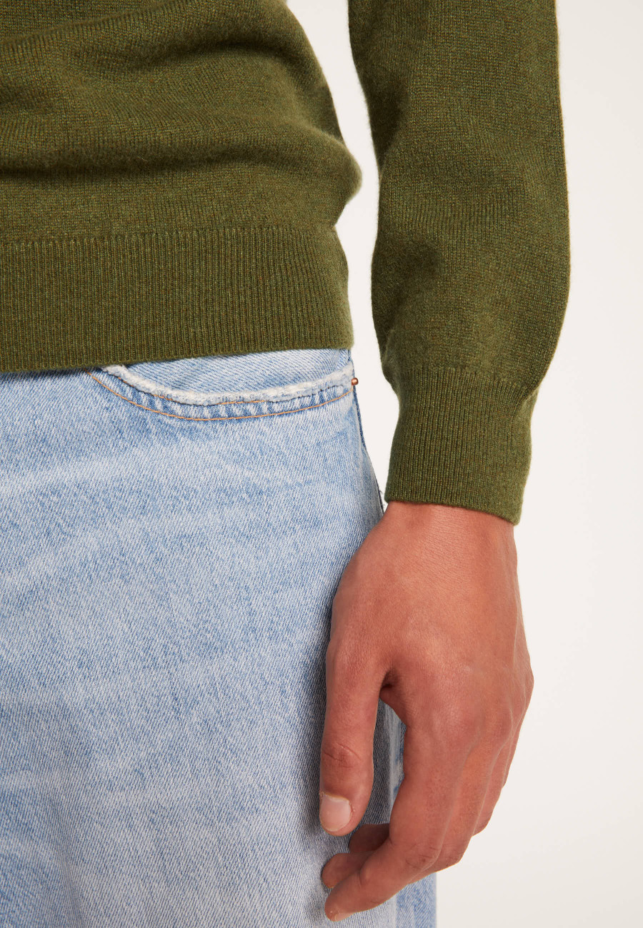 Pull col polo en cachemire - Emerson