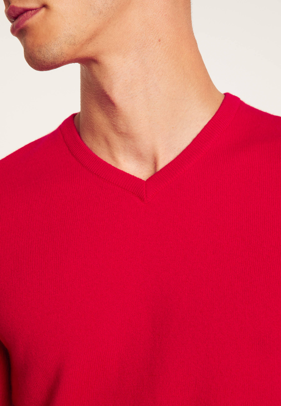 Pull col V en cachemire - Evann