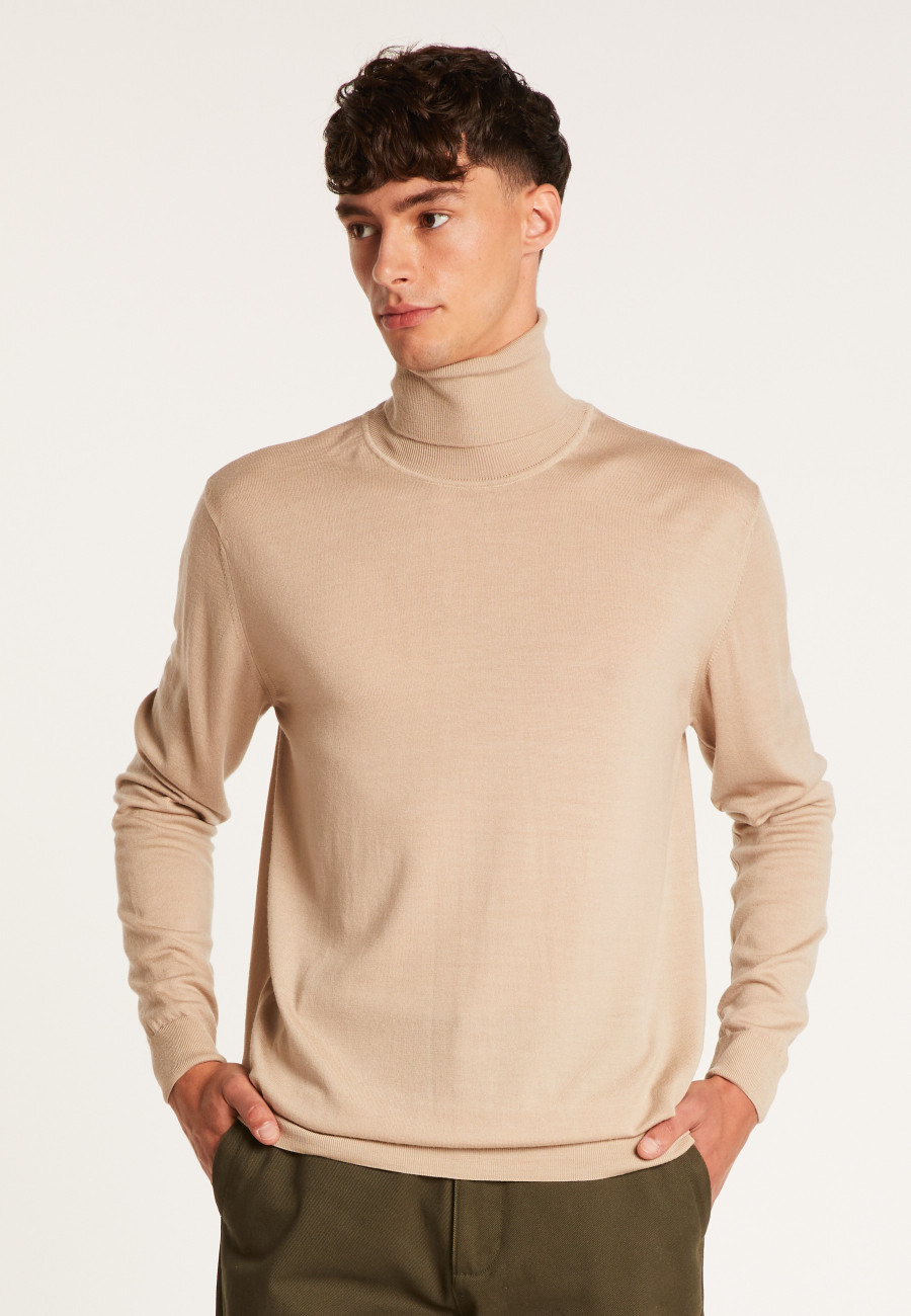 Wool turtleneck sweater - Enzo