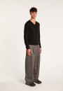 Pull col V en laine - Badyss 7011 ombre - 10 Gris foncé