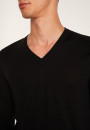 Pull col V en laine - Badyss 7011 ombre - 10 Gris foncé