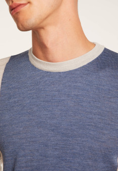 Two-tone wool sweater - Lasso