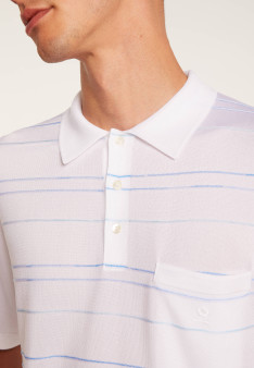 Polo shirt in Fil Lumière stripes - Aldo