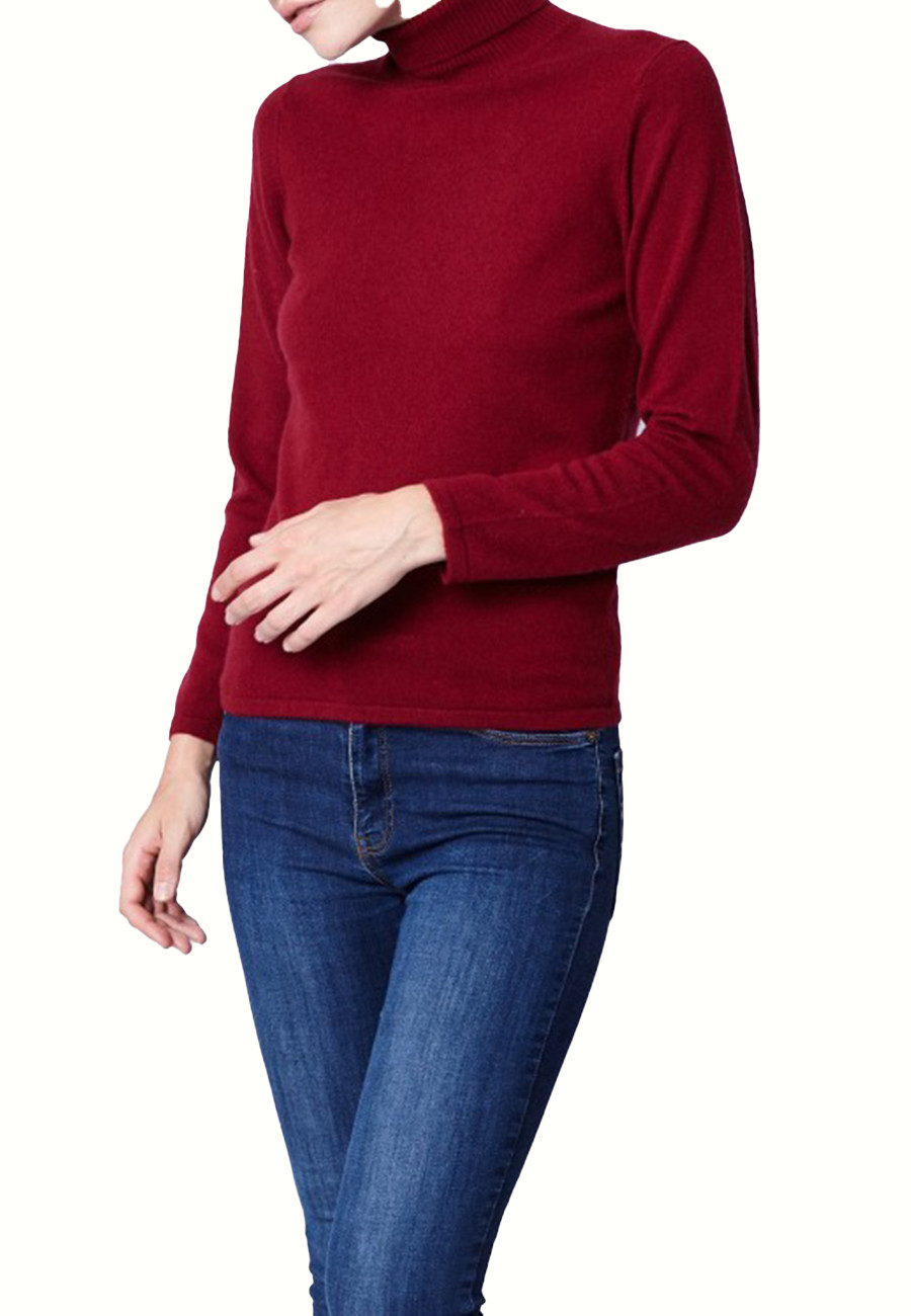 Pull col roulé en cachemire - Eglyn 6396 glace - 11 gris clair