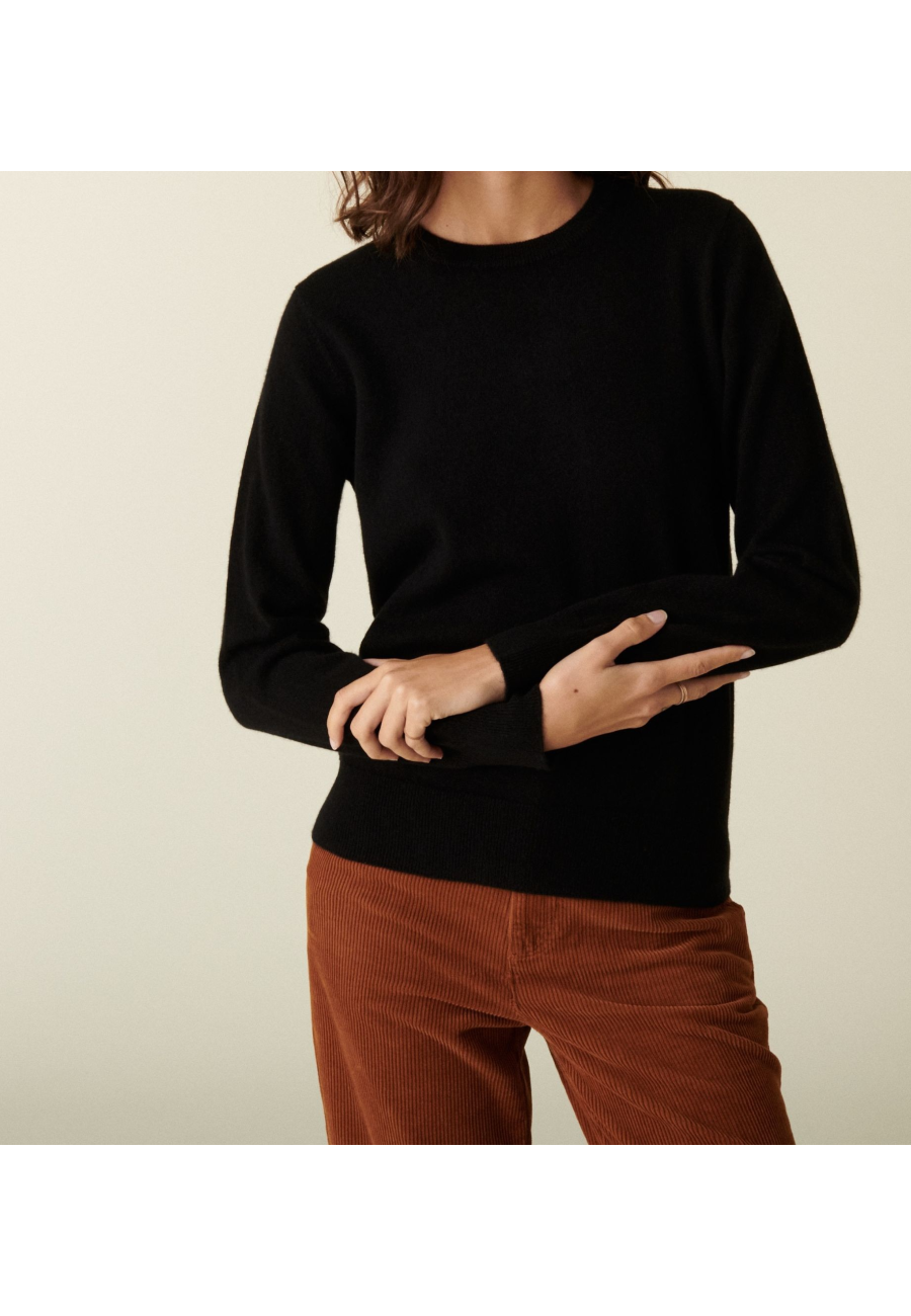 Round neck cashmere sweater - Abeline