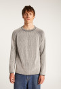 Pull col rond en laine velours  - Tino