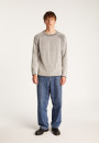 Pull col rond en laine velours  - Tino