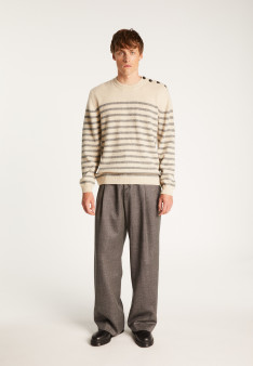 Wool and cashmere sailor top - Tom