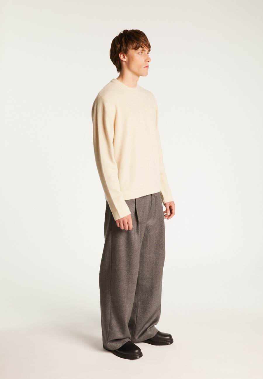 Wool and cashmere crewneck sweater - Tylan