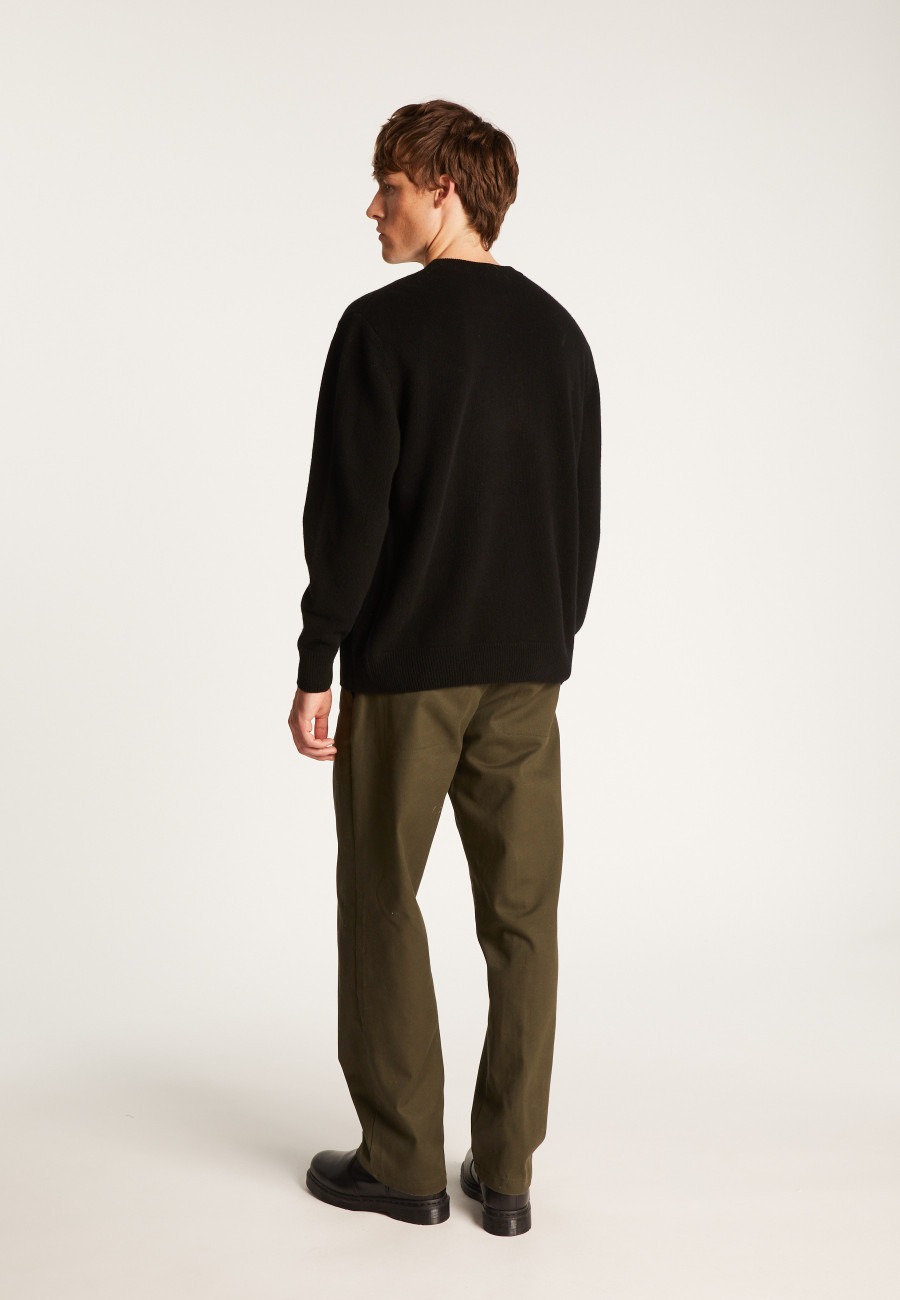 Merino wool crewneck sweater - Thomas