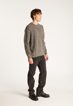 Pull col rond en mohair - Tex