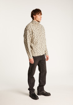 Unisex mohair trucker sweater - Tenessy