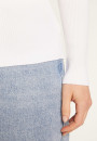 High neck sweater in wool blend - Reagan
