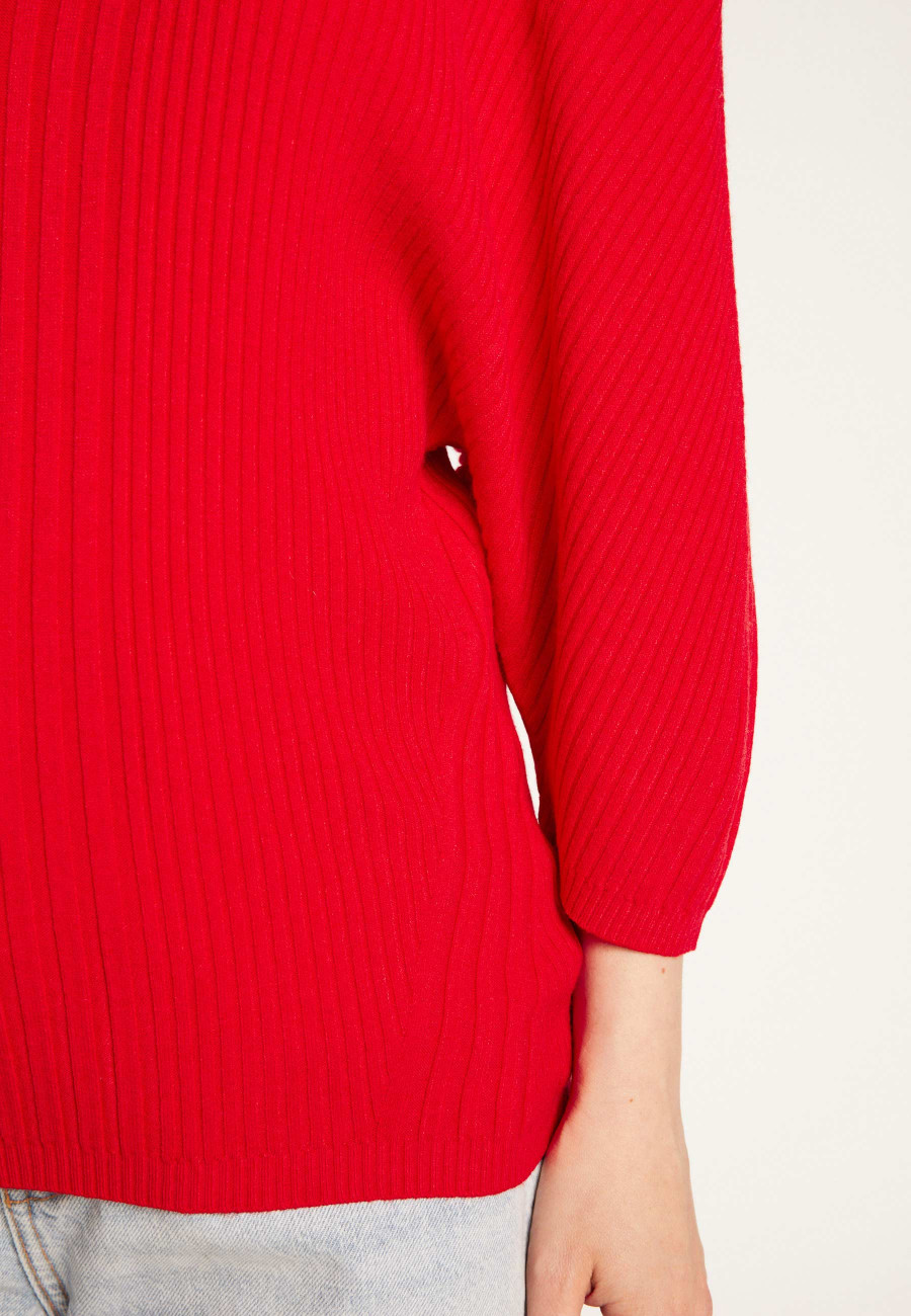 Balloon sleeve sweater in wool blend - Rooney